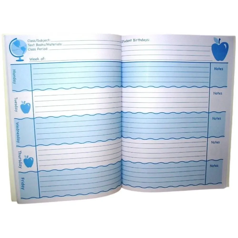 Teacher Lesson Plan Book Weekly Planner Classroom Organizer + Student Birthdays